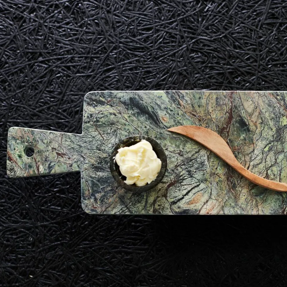 Vita tapasbräda, seashell