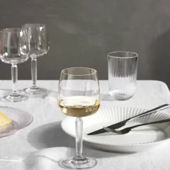 Vitvinsglas, 35 cl, Ø 8,5 cm, 2 st, grön