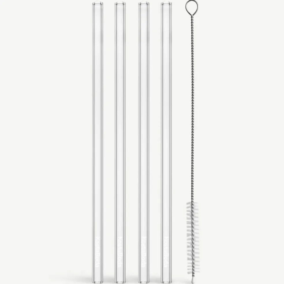 Viva Sugrör inkl. borste, 4-pack