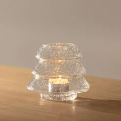 Värmeljushållare julgran, grön