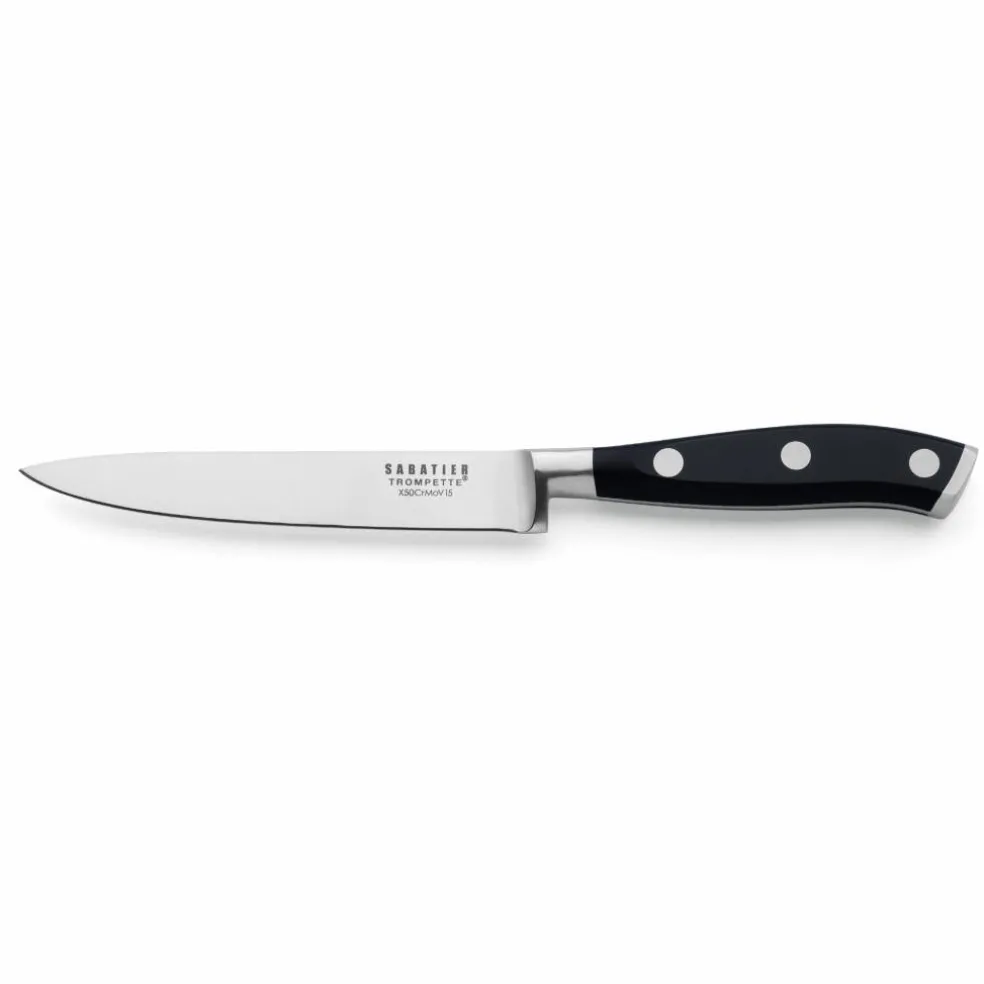 Vulcano allkniv 12 cm, rostfri/svart