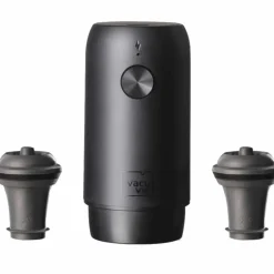 Wine Saver elektrisk vinpump, svart