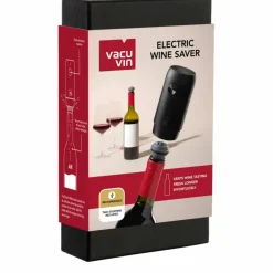 Wine Saver elektrisk vinpump, svart