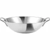 Wok 5 liter, rostfritt stål