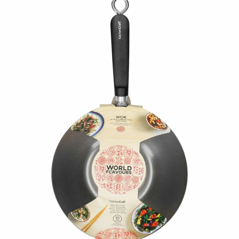 Wokpanna 20 cm, svart