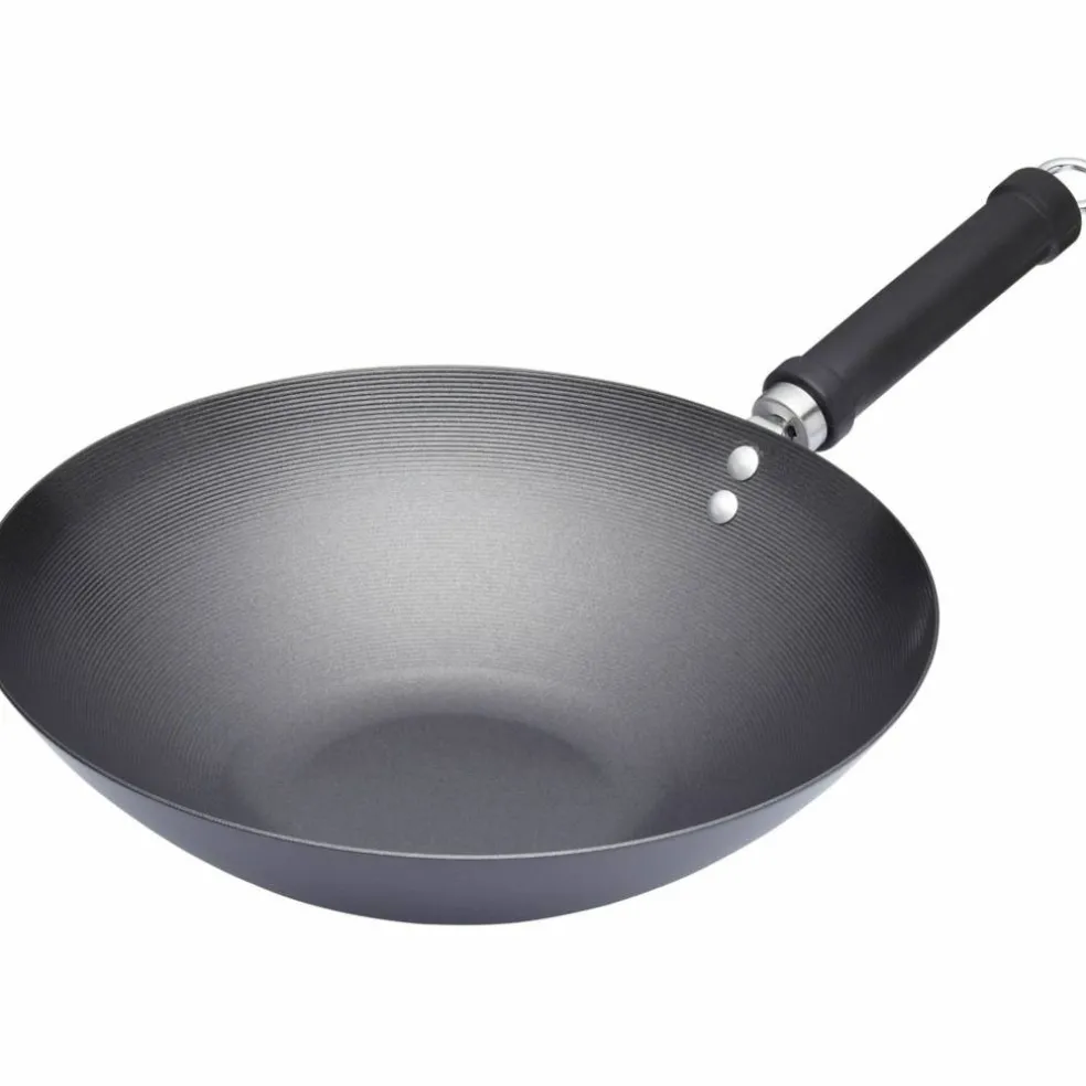 Wokpanna 26,5 cm, svart