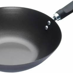 Wokpanna 26,5 cm, svart