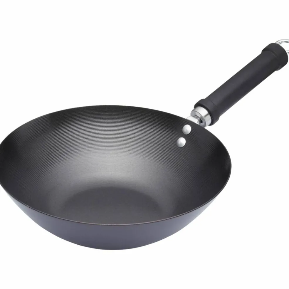 Wokpanna 26,5 cm, svart