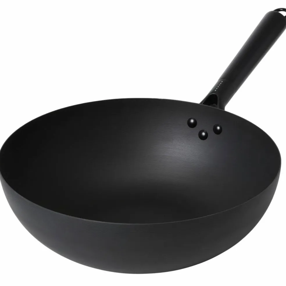 Wokpanna, kolstål