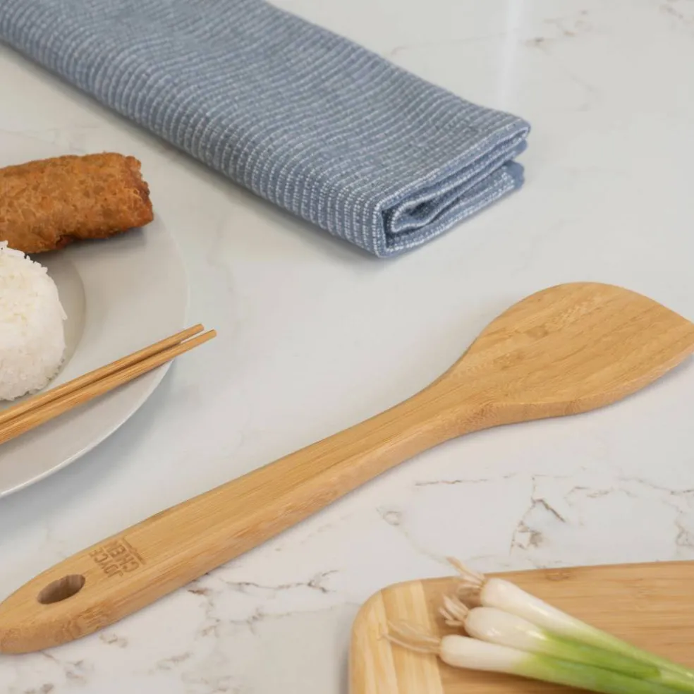 Wokspade 39 cm, polerad bambu