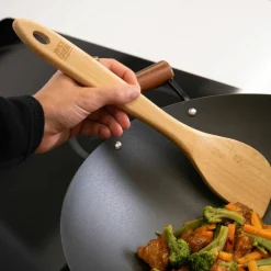 Wokspade 39 cm, polerad bambu