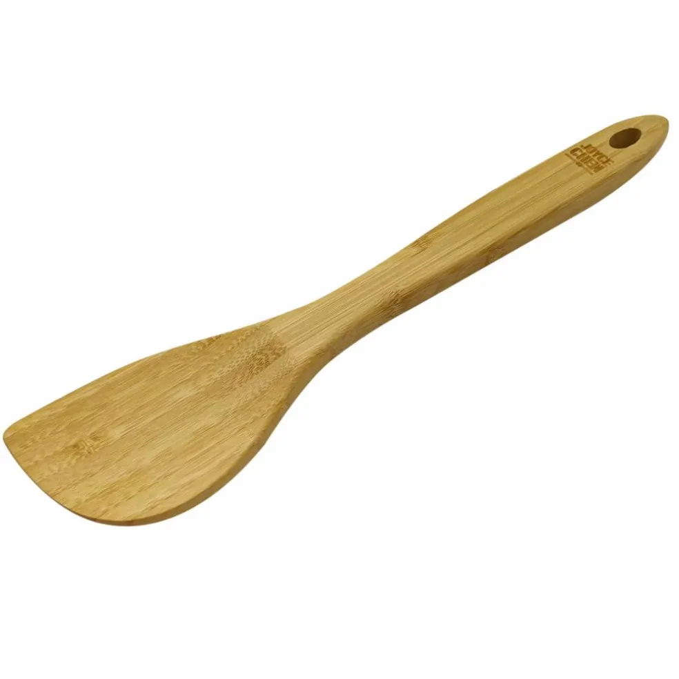 Wokspade 39 cm, polerad bambu