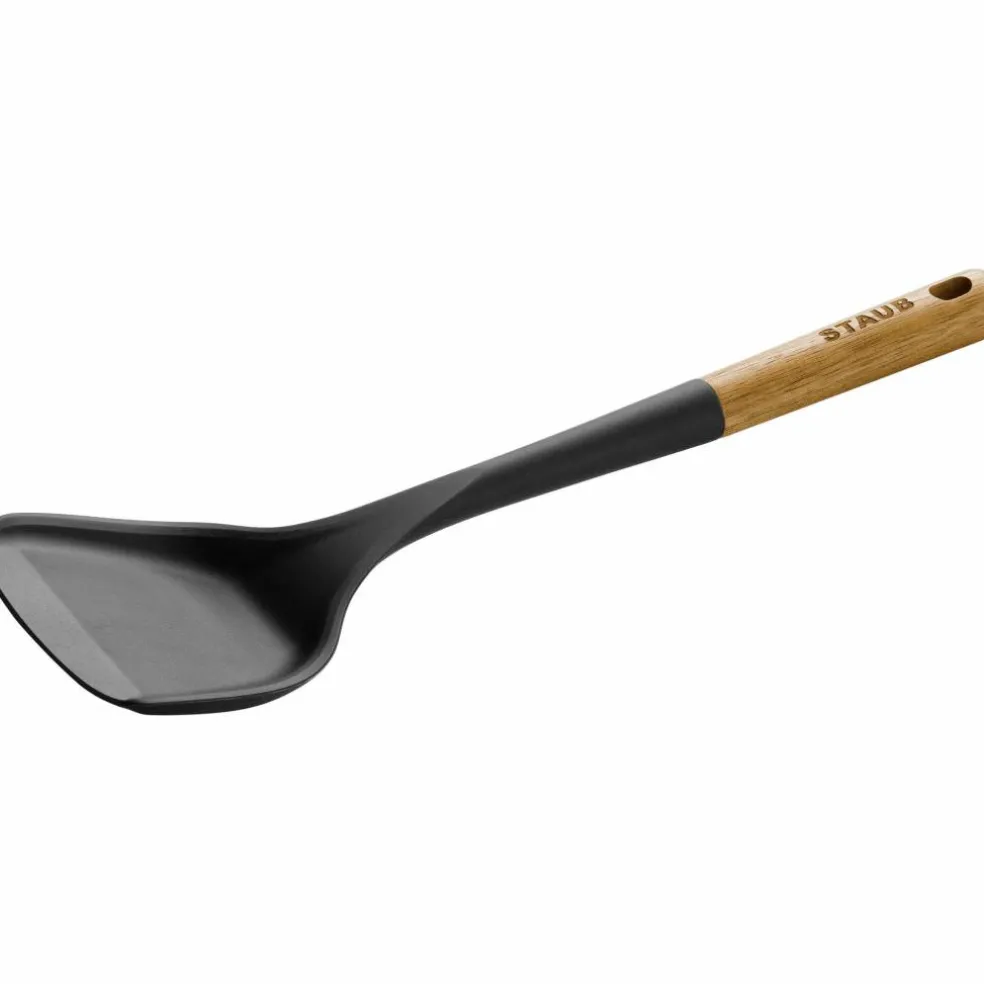 Wokspade, svart 31 cm