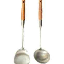 Wokstekspade och wokslev