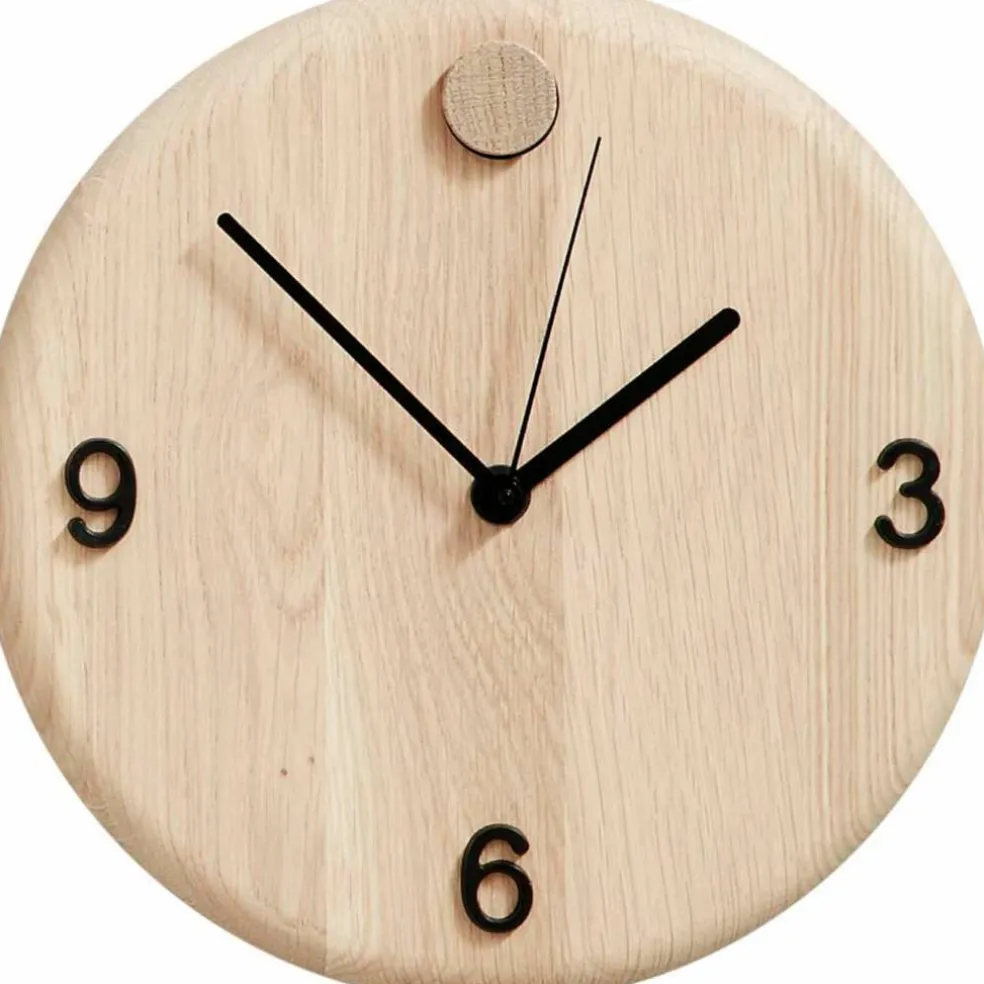 Wood Time Klocka 22 cm Oak