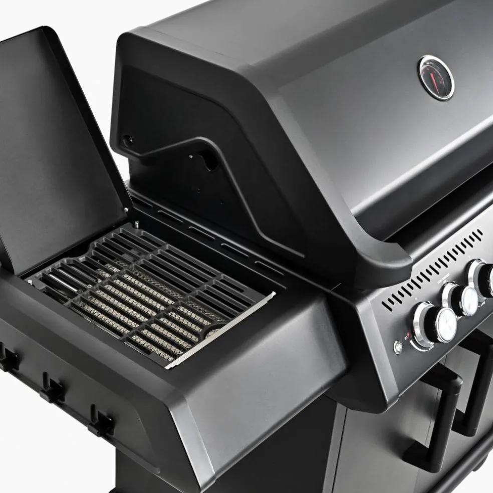 X402 gasolgrill, svart