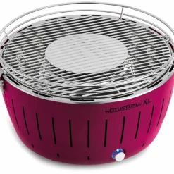 XL Rökfri kolgrill Röd
