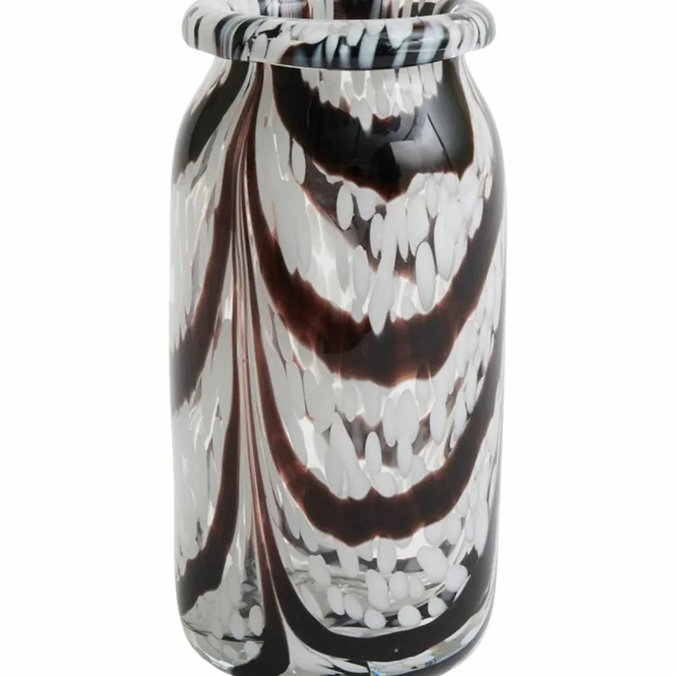 XS Splash vas, coffee/white