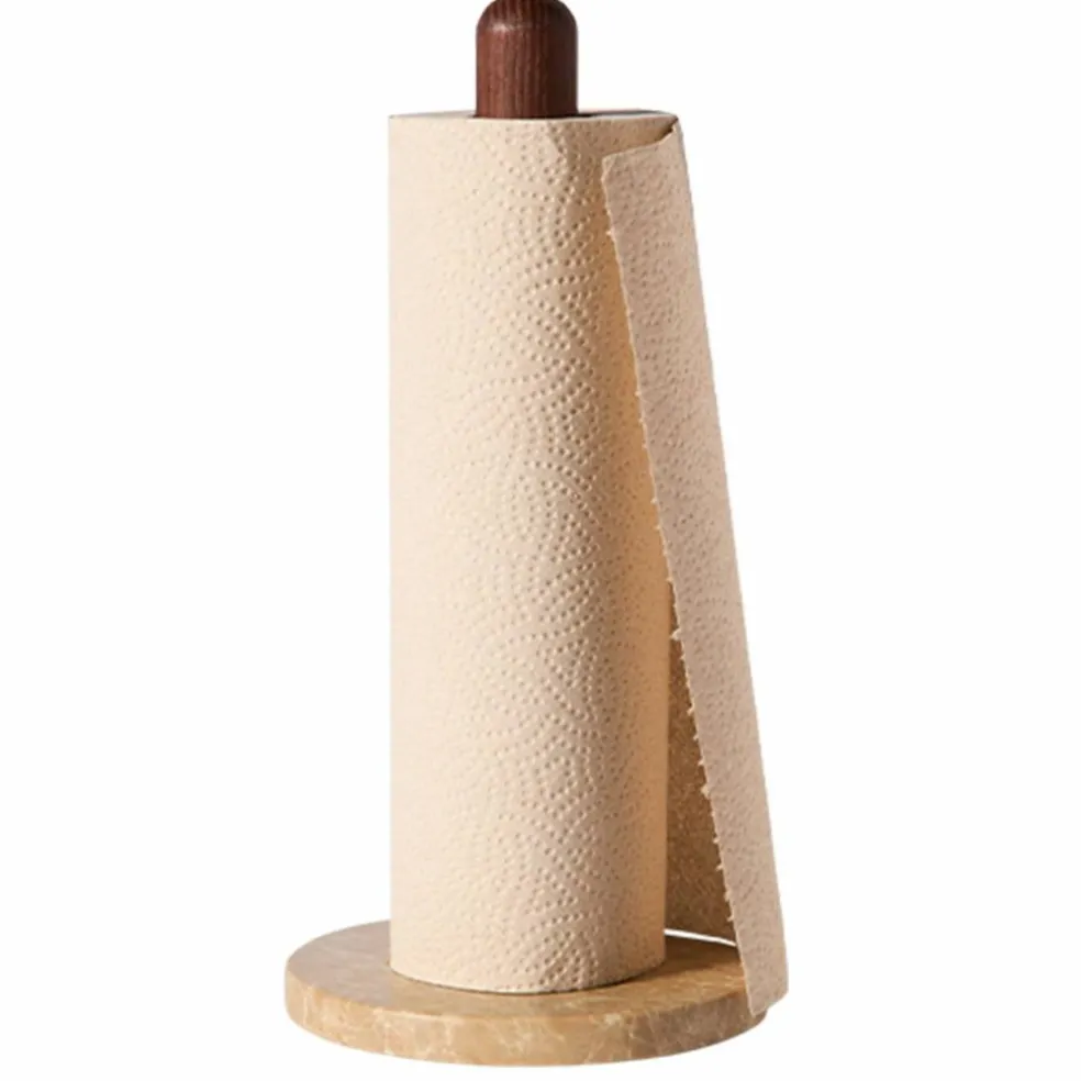 Yami hushållspappershållare, brun
