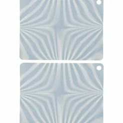 Zebura bordstablett 2-pack, gul/vit