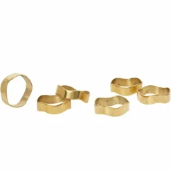 Zina servettring 6-pack, silver