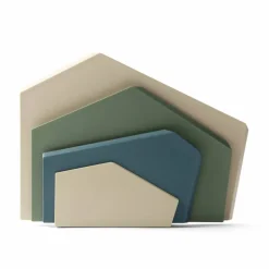 Zurich skärbrädsset med ställ 3-pack, flerfärgad